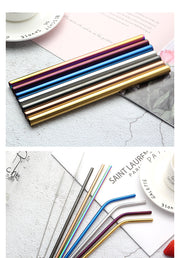 Stainless Steel Straws, Creative Colorful Metal Beverages