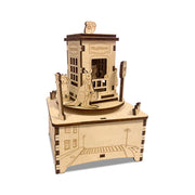 Wooden Music Box Telephone Booth Furniture